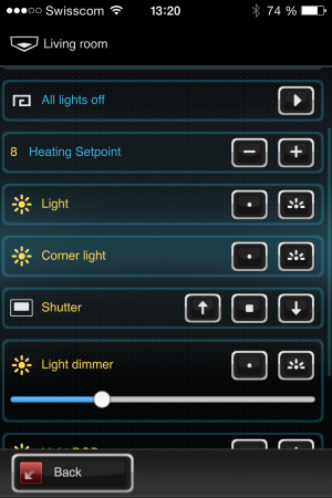 Calaos Mobile sur iOS